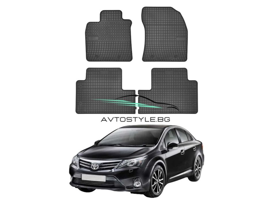 Гумени стелки за Toyota Avensis 2009-2018 г., Frogum - El Toro