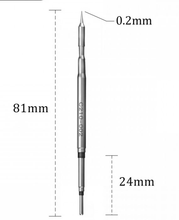 Letcon 100W pentru micro suduri si trasee fine, ALIENTEK T80