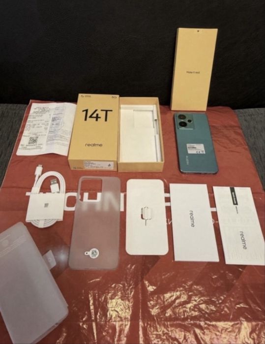 КАТО НОВ 256GB Realme 14T Технополис Гаранция 2027г. Green | Зелен