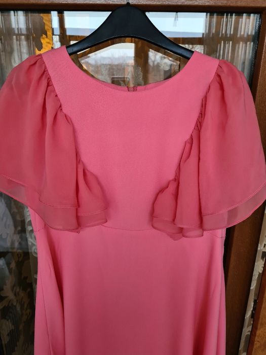 Rochie eleganta roz piersica