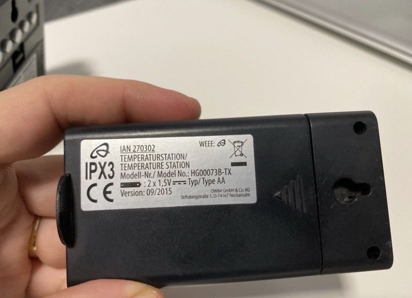 Stație temperatură digital cu senzor exterior