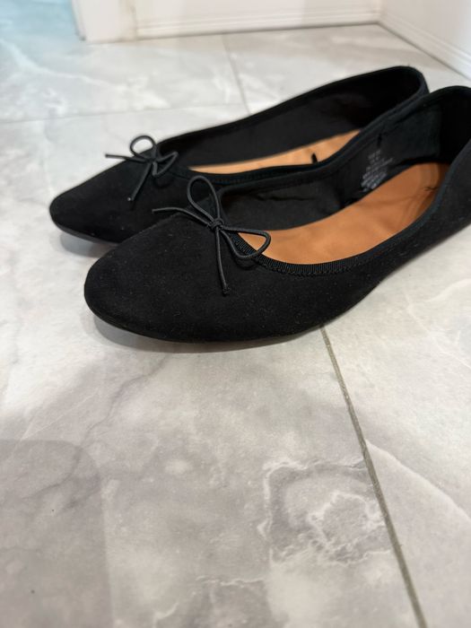 Черные женские балетки