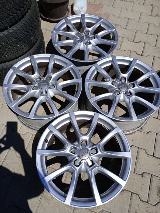 4jante aliaj 5x112 R18 originale audi A3.A4.A6 A8 Q5 Q3 A5.A7
