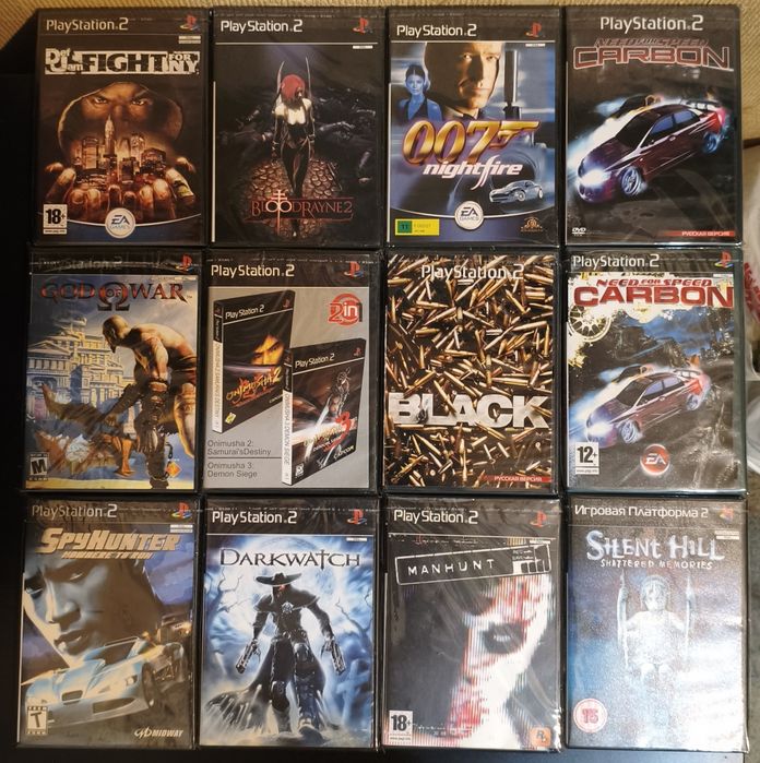 Игры на дисках для PS2