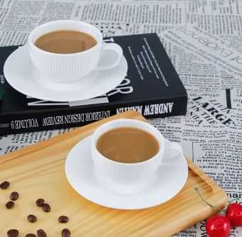 Порцеланов сервиз за чай и кафе 6 чаши 250мл с чинийки