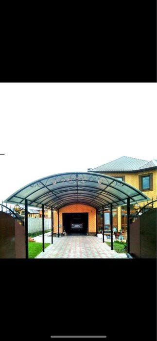 Навесы из поликорбоната