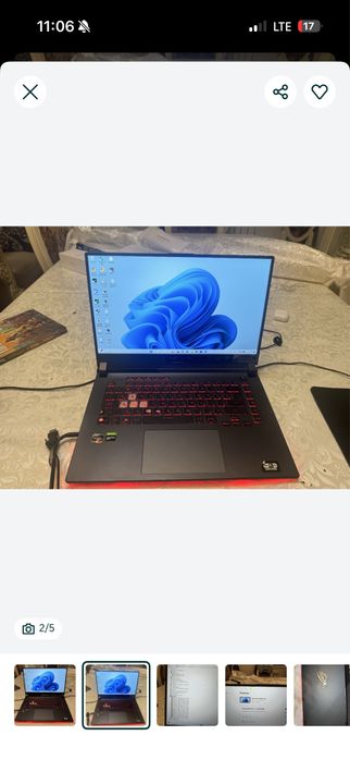 Asus Rog strix игровой ноутбук