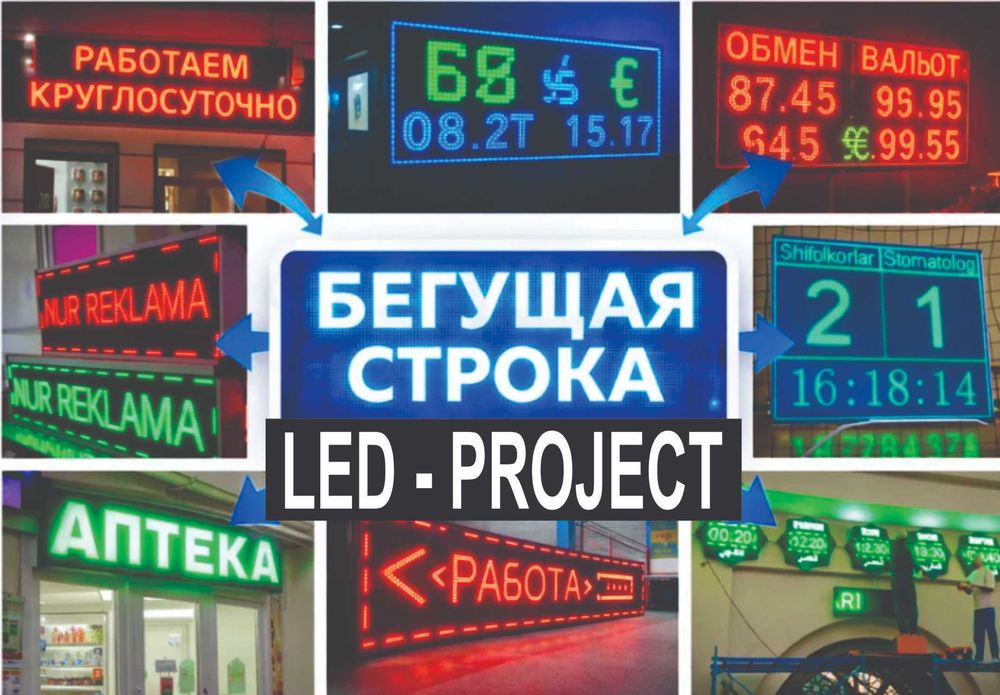 Бегущая строка ЛЭД
