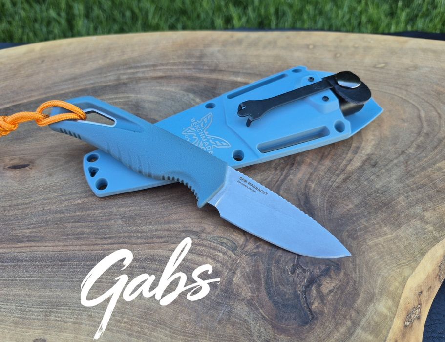Фиксиран нож Benchmade Water Intersect 18050,Magna Cut,Depth Blue Santoprene
