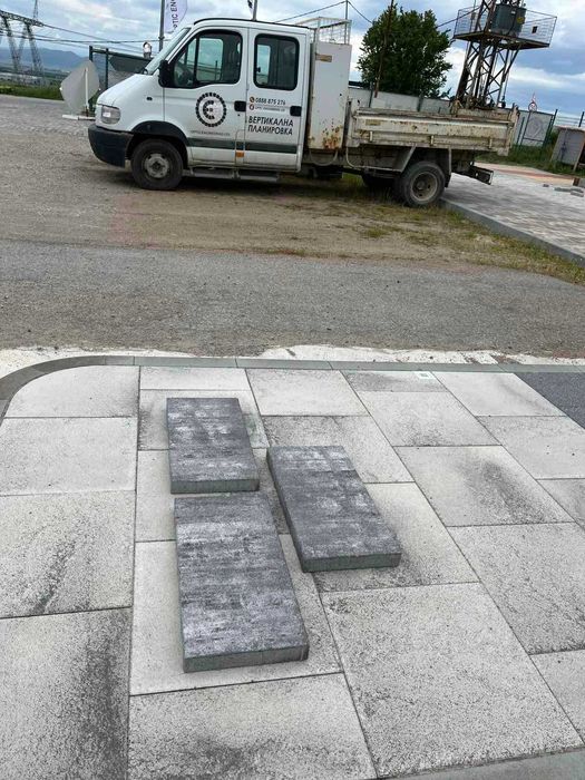 Плочи ASTI COLORI 60x30x5см, Semmelrock, цвят: графитено-бял меланж