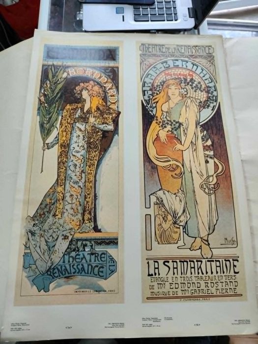 Плакати на известни картини на alfons mucha