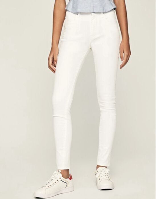 Бели дънки Pepe jesns