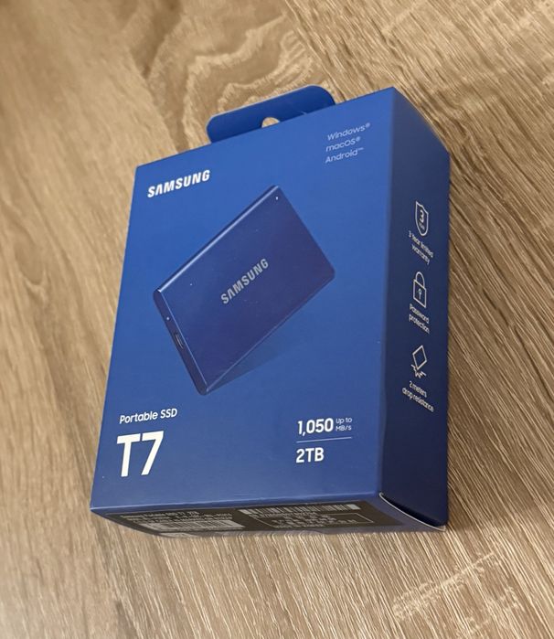 SSD Portabil 2TB Samsung T7 NOU SIGILAT ! / Portable ssd Hard Disc HDD
