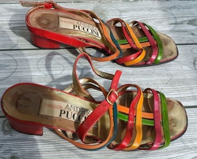 Andrea Puccini N 35,5 кожени сандали Italy