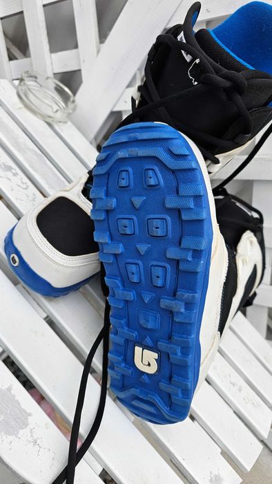 Boots Burton Invader White Black Blue mar 40 - 41 Snowboard