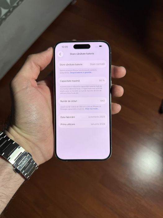 iPhone 15 Pro Natural Tianium 256gb Ca Nou