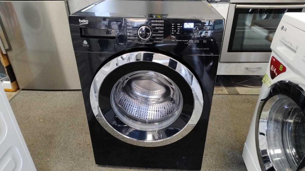 A+++ Черна-черен Пералня машина BEKO-БЕКО 7 кг 1400 об/мин Woolmark®