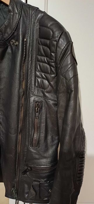 Geaca motor, piele Blue Bird, M, noua fara eticheta