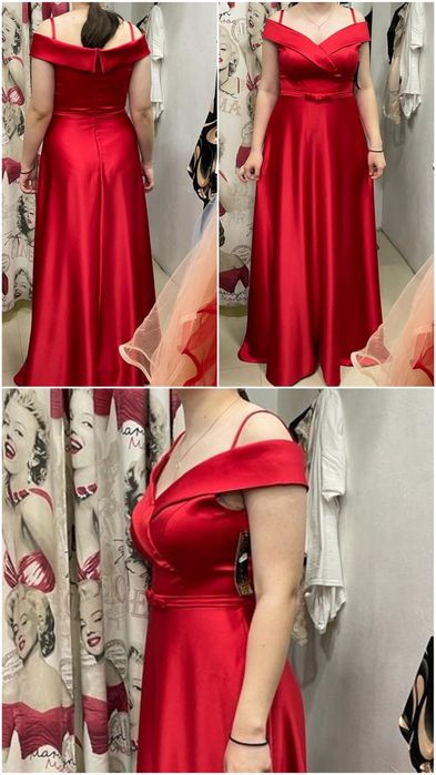 Rochie eleganta,  satinata