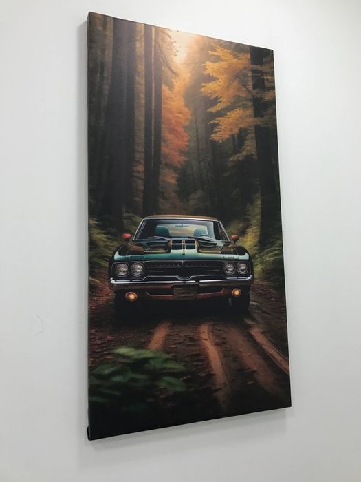 Картина с авто 85*45 см