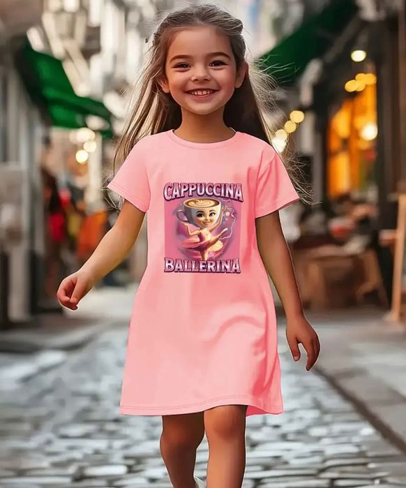 Детски екипи brainrot балерина капучина асасино капучино Раници