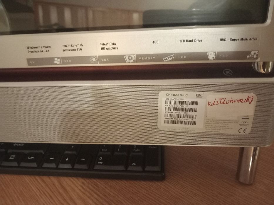 Vând Sistem desktop PC ACER  all-in-one