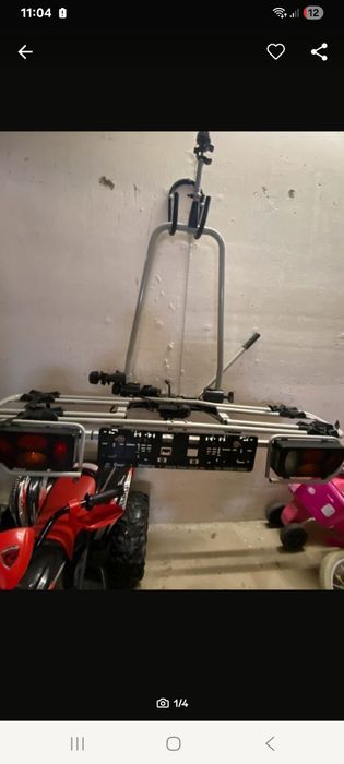 Suport de transport 3 biciclete pe Cârlig de remorcare