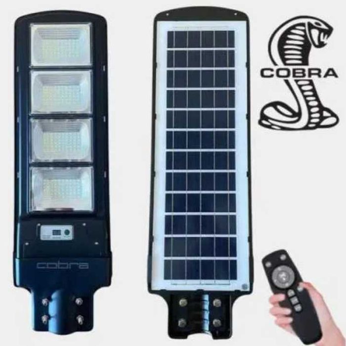Мощна Соларна Лед лампа COBRA/Lylu улична 300W,600W, 1200W,1600W
