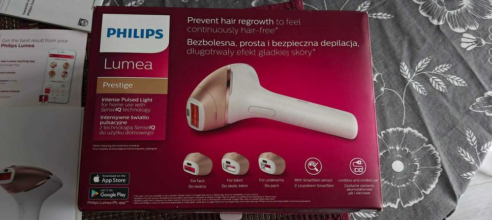 Philips Lumea Prestige IPL model BRI 956