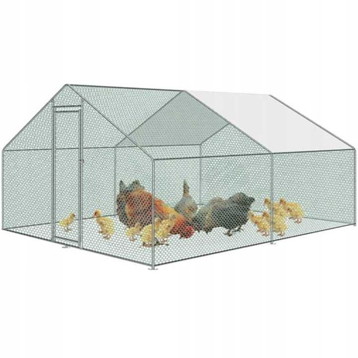 Птичарник 3х3м Клетка за пилета Кокошарник кокошарници клетки кокошки