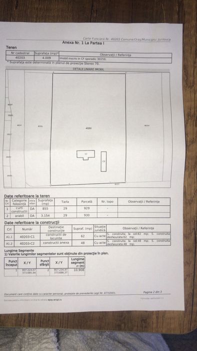 Teren intravilan de vânzare – 4.009 mp – Sălcioara, Comuna Jurilovca, Tulcea