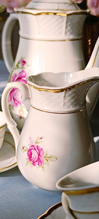 Антикварный редкий практически новый кофейный сервиз Чехословакия