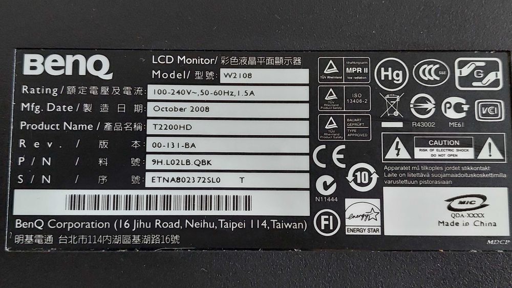 Продам монитор BENQ