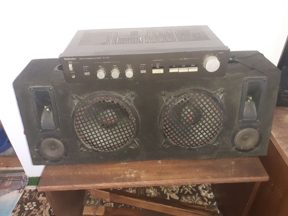 двойна колона с усилвател