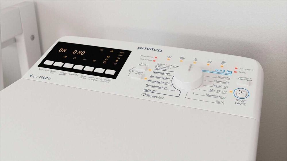 Пералня горно зареждане PRIVILEG PWT B623S 6кг.