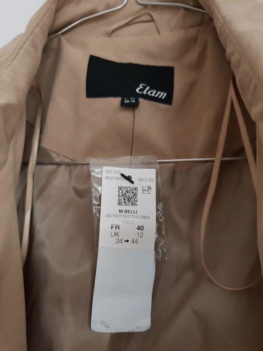 Trench nou cu etichetă