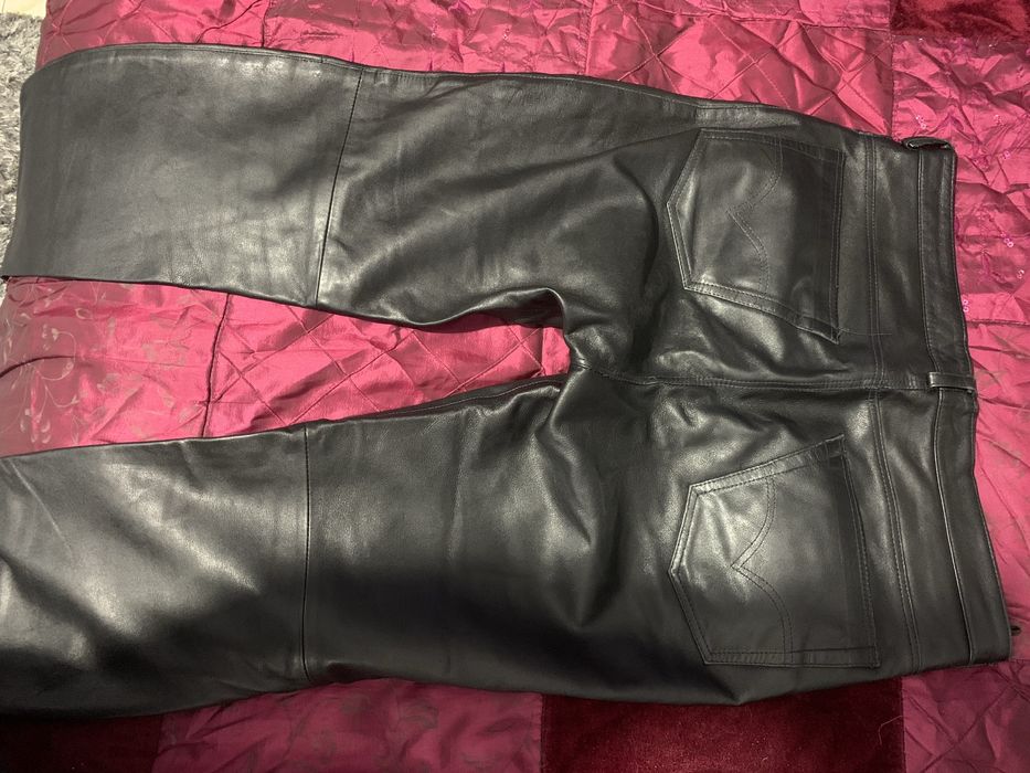 Мъжки кожен панталон