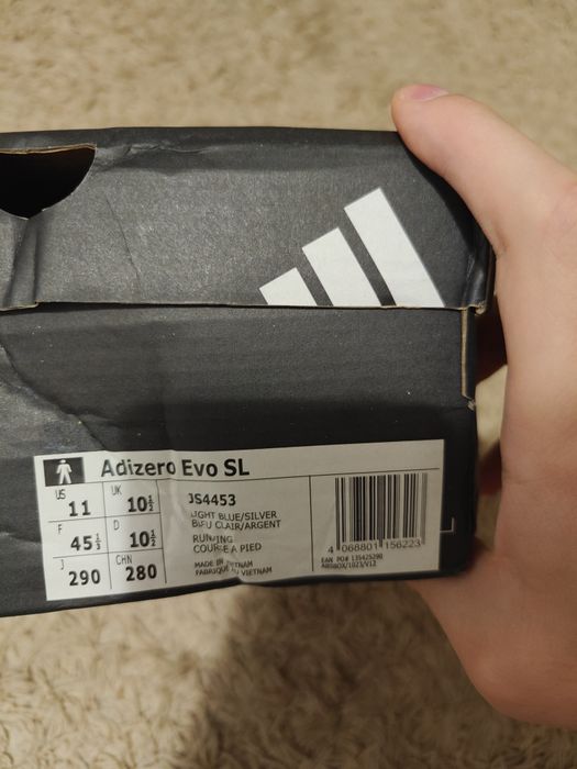 Adidași de alergat Adidas Evo SL albaștri