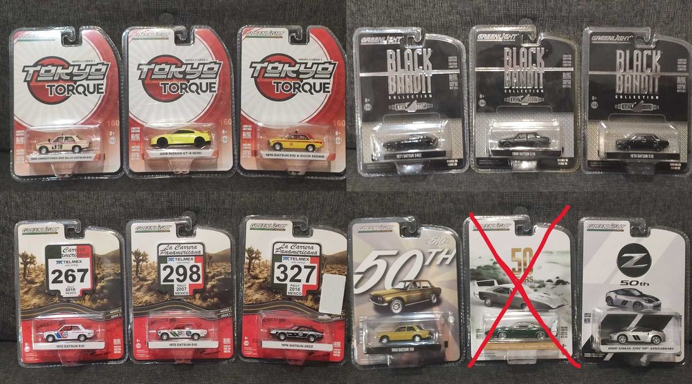 авто модели 1/64 Greenlight, M2 Machines, Johnny Lightning, Hot wheels