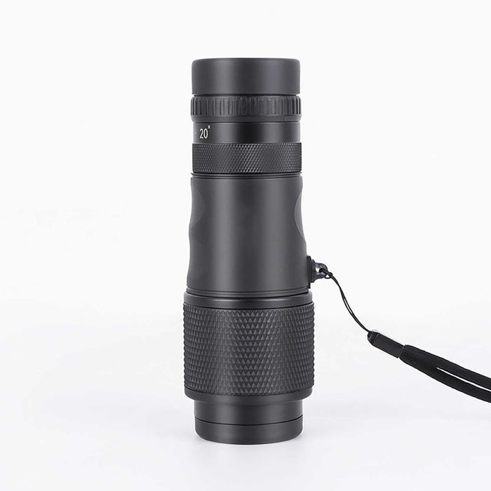 Monoclu Telescop Profesional 8-20x Zoom Telescopic Prisma BAK4 Impermeabil Suport Telefon Trepied Inclus Compact Bird Watching Vanatoare Concerte