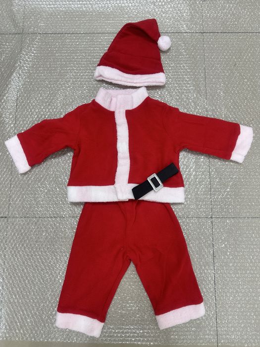 Костюм санта клаус на рост 80см для мальчиков и для девочек