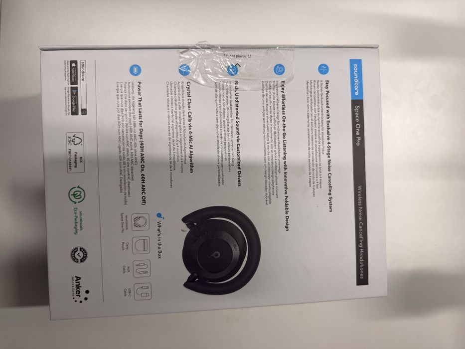 Продам наушники Sounde core space one pro