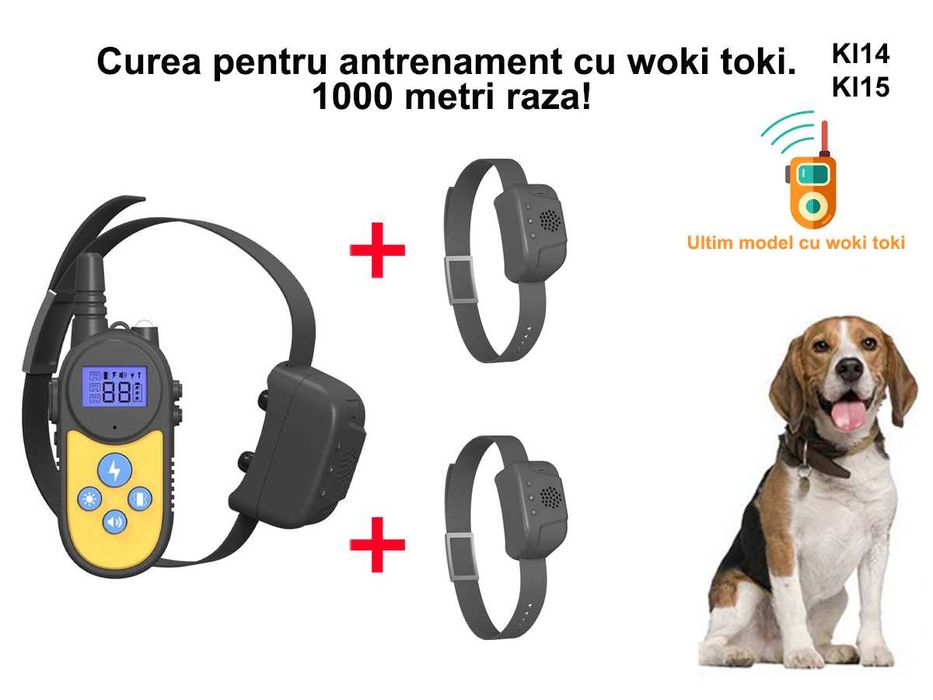 Zgarda Еlectric Аntilatrat Caini Mpermeabila Dresaj Caini Vibrati 1 km