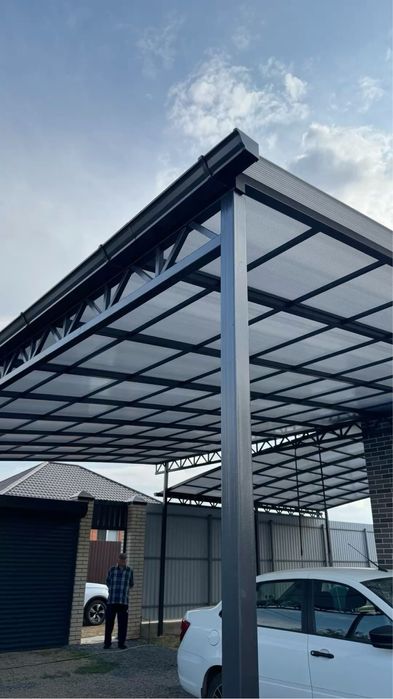 Навес Хайтек Изготовление