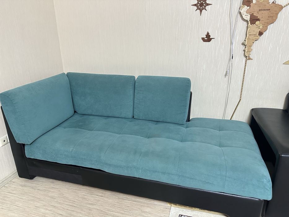 Диван-кровать, кресло березовое