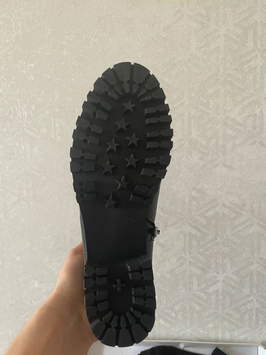 Кожаные сапоги