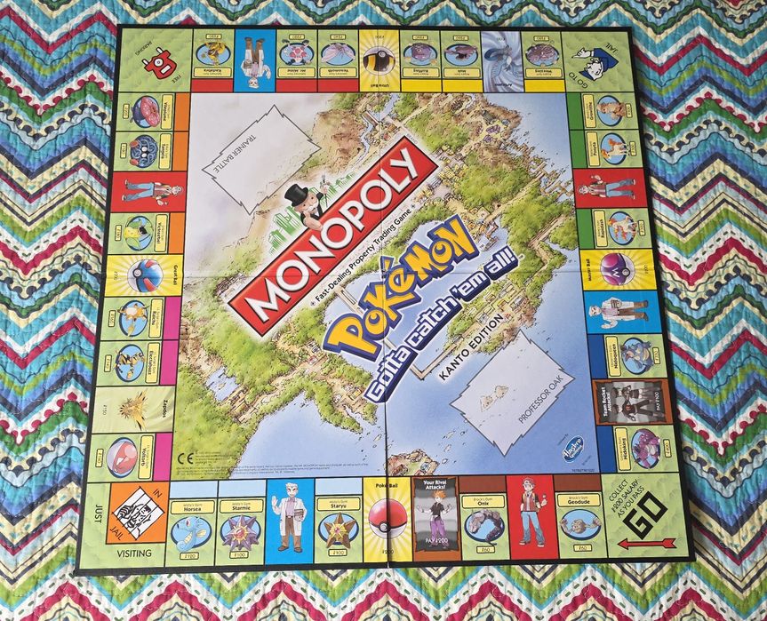 Monopoly Pokemon Kanto Edition - монополи с покемони бордова игра
