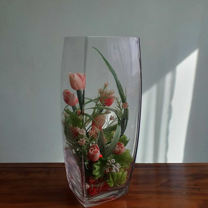 Ваза для декора стекло