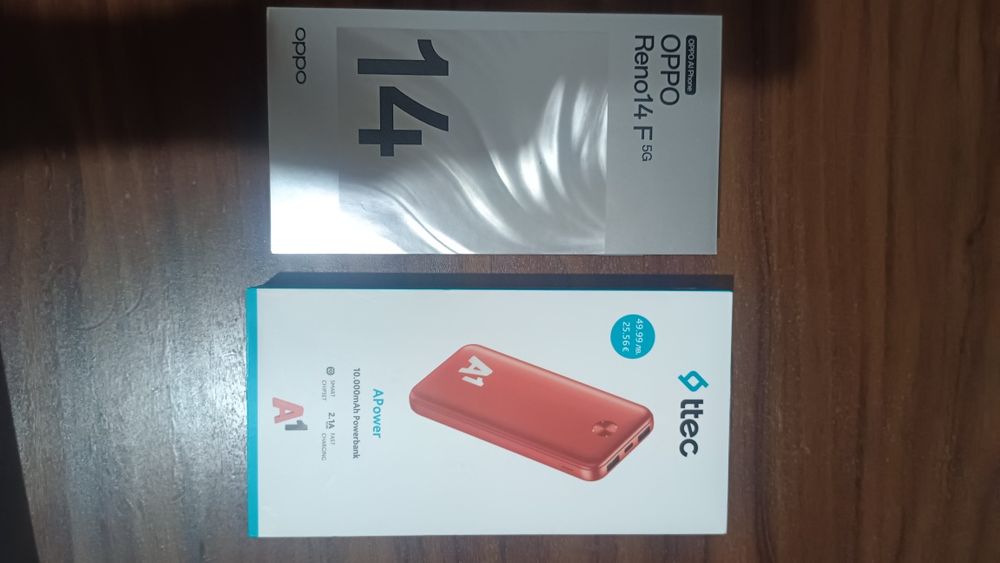 Oppo Reno F14 5G – Нов, с гаранция + Powerbank подарък