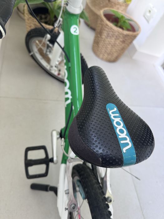 Bicicleta Woom 2, 14 inch, verde